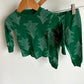 Green Dotted Tree PJ Set / 12m