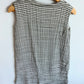 100% Cotton Grey + White Striped Sleep Sack / 12-18m