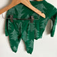 Green Dotted Tree PJ Set / 12m