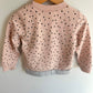 Blush Spotted, Black + Grey Sweater / 2T