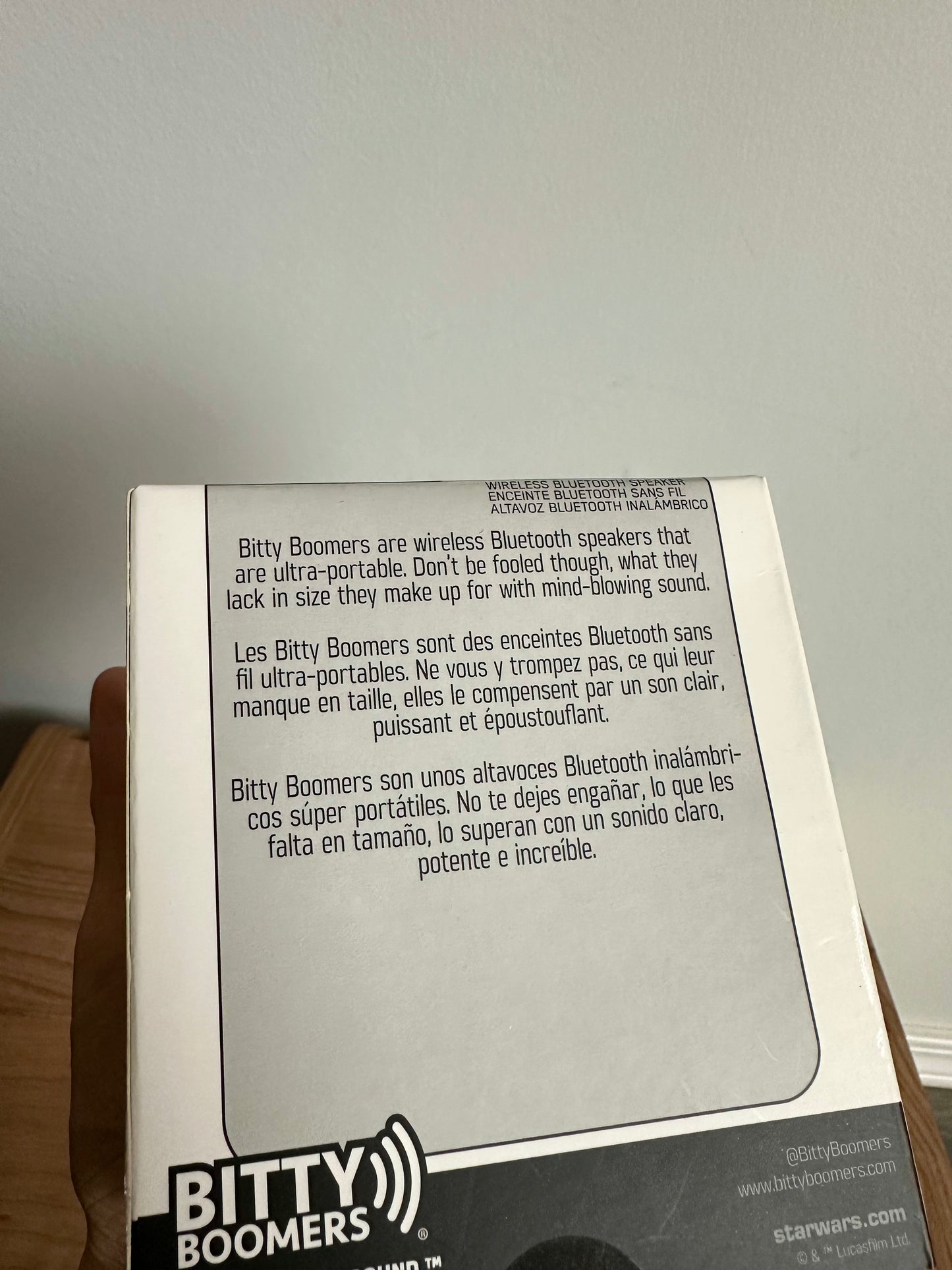 Yoda Star Wars Bluetooth Speaker (In Package)