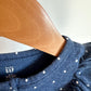 Gap Blue Ruffle Dotted Jumpsuit / 6-12m
