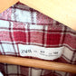 Red Checkered Plaid Cotton Top / 6-7 years