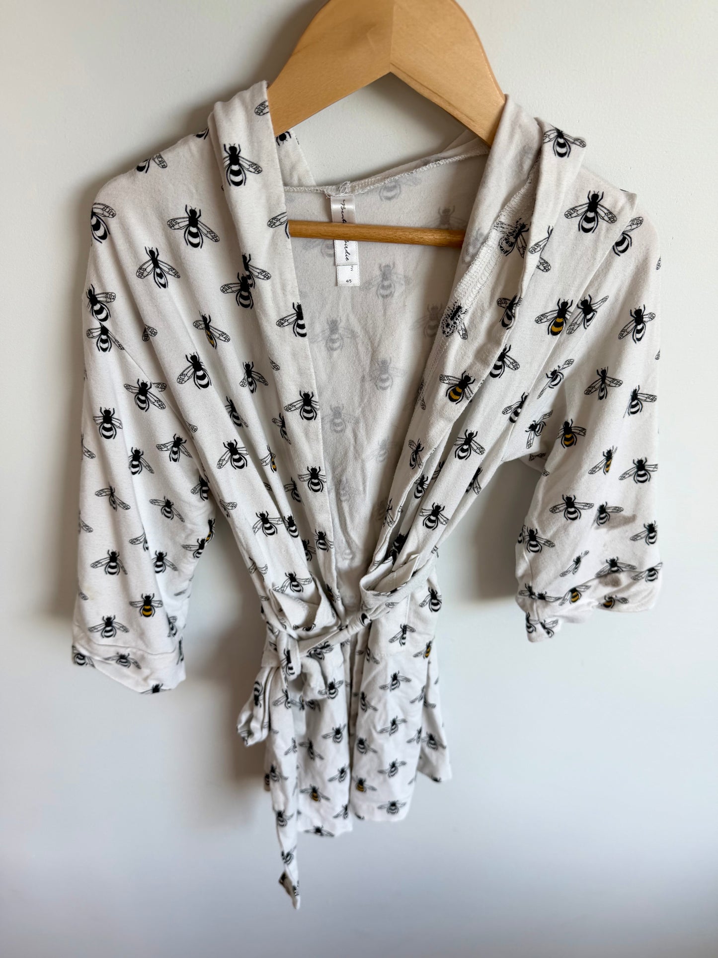 Bambi & Birdie Bamboo Bee Robe (PLAY) / 4-5 years