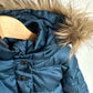 Navy Hooded Puffer Jacket / 8-9 years?