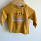 Bear Hood Blue Knit Sweater / 6-9m