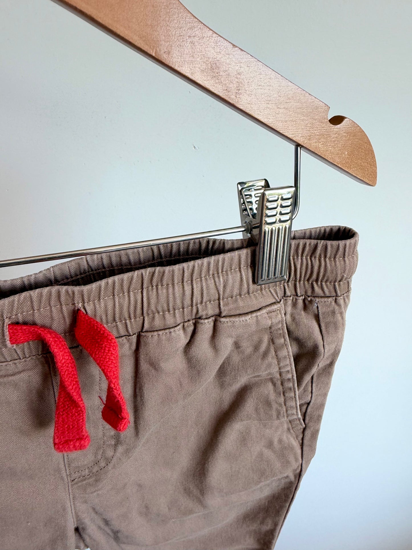 Tan Tapered Pants / 6 years