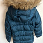 Navy Hooded Puffer Jacket / 8-9 years?