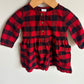 Checkered Red + Black Dress / 6m