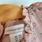 Pink Floral Ruffle Dress / 12m