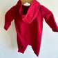 Red Air Jordan Hood Jumpsuit / 6m