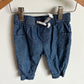 Chambray Tapered Pants / 6-12m