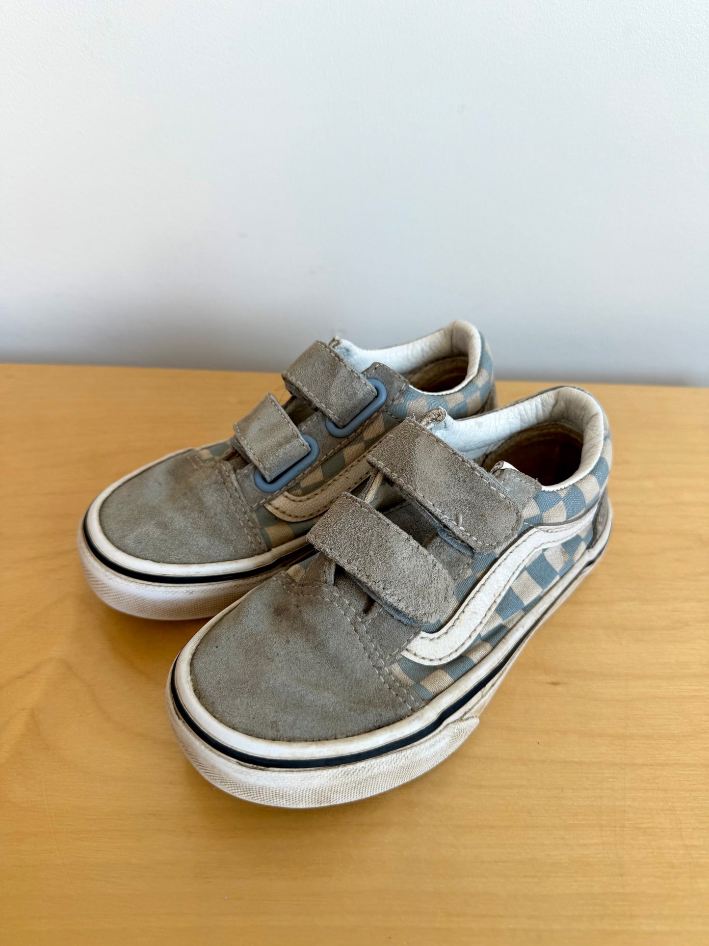 Vans Blue Checkered Sneakers / 11.5 Toddler