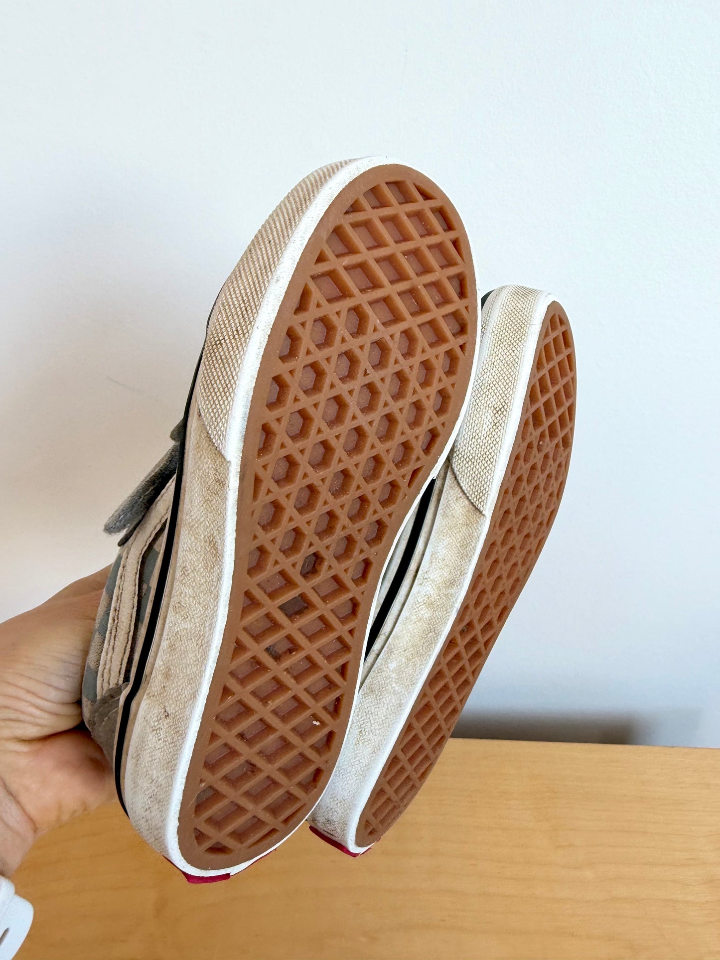 Vans Blue Checkered Sneakers / 11.5 Toddler