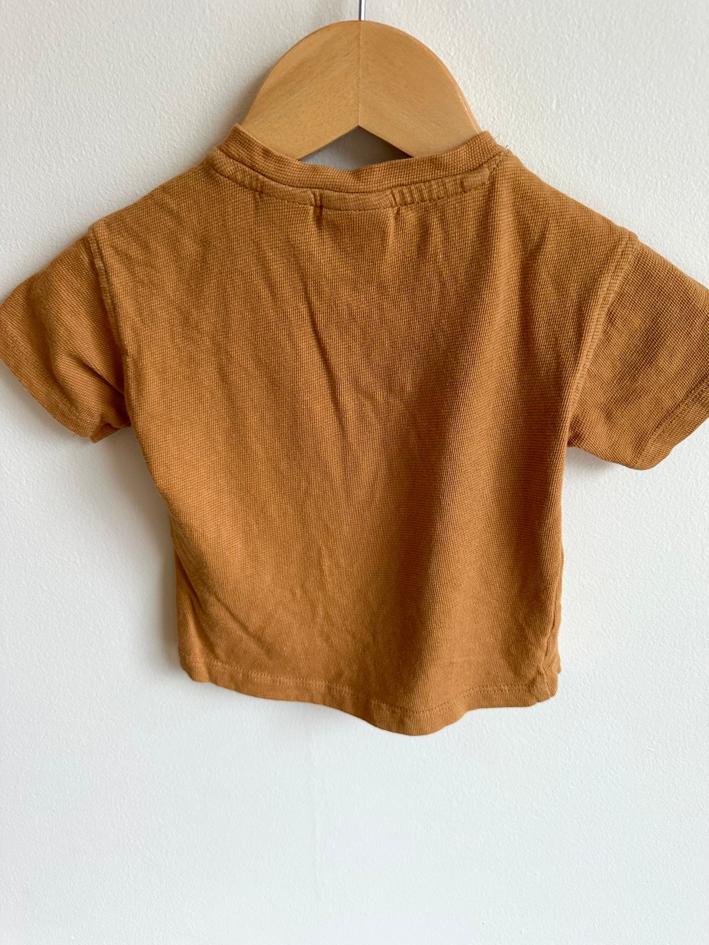 Zara Caramel Pocket Tee / 9-12m