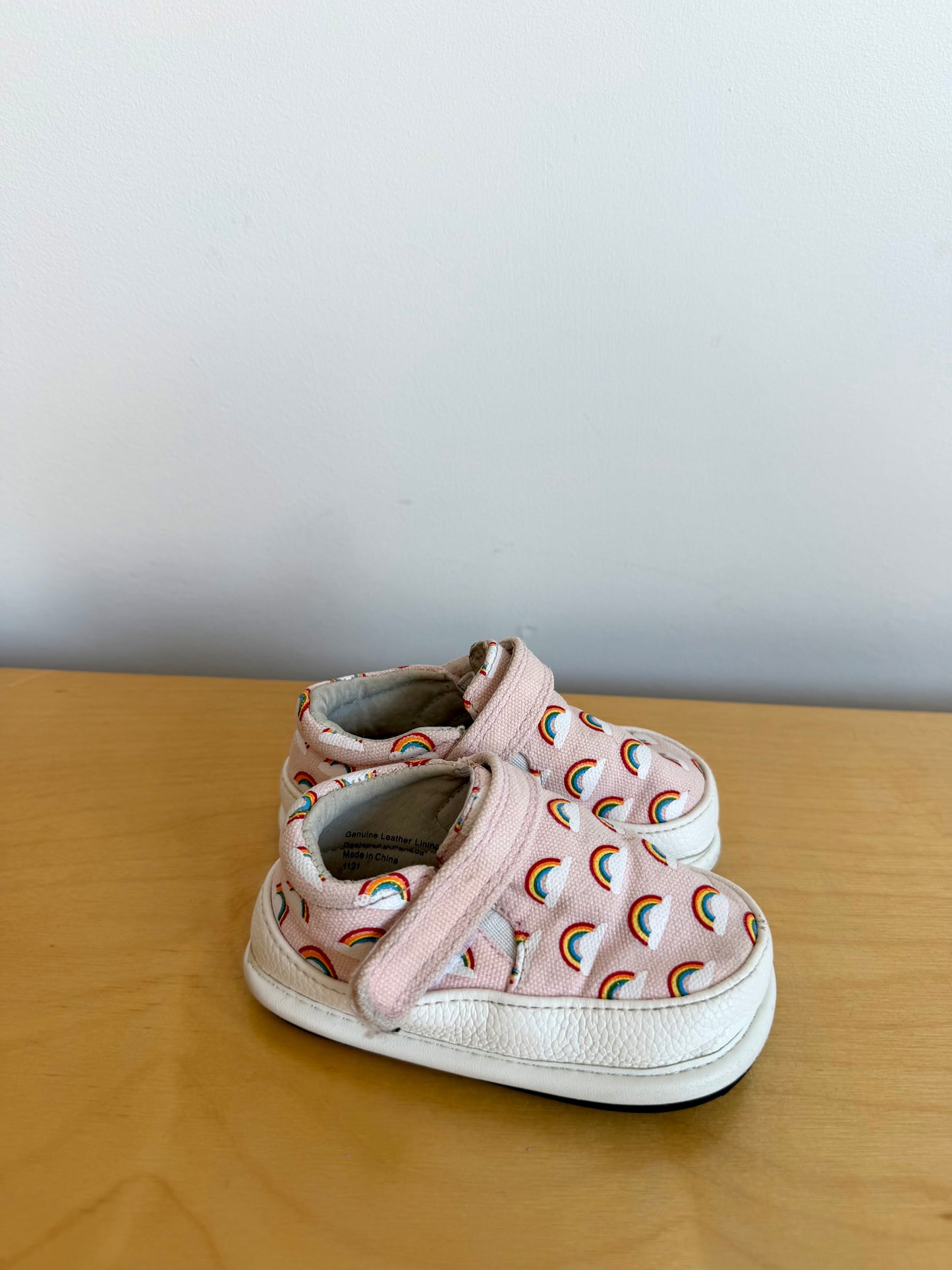 Jack & Lily Leather Rainbow Shoes / 12-18m