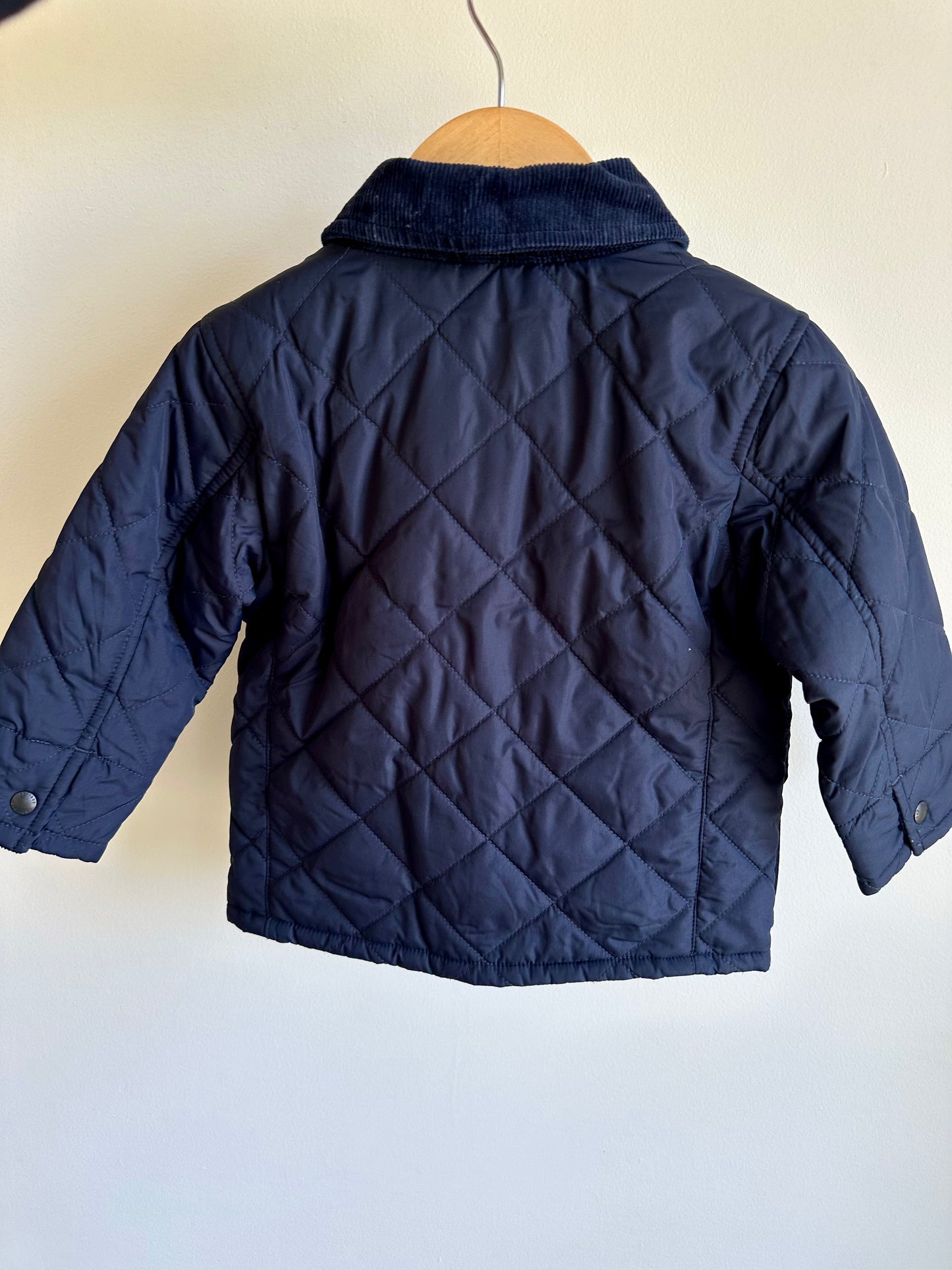 Gap Navy Quilted Jacket / 12-18m