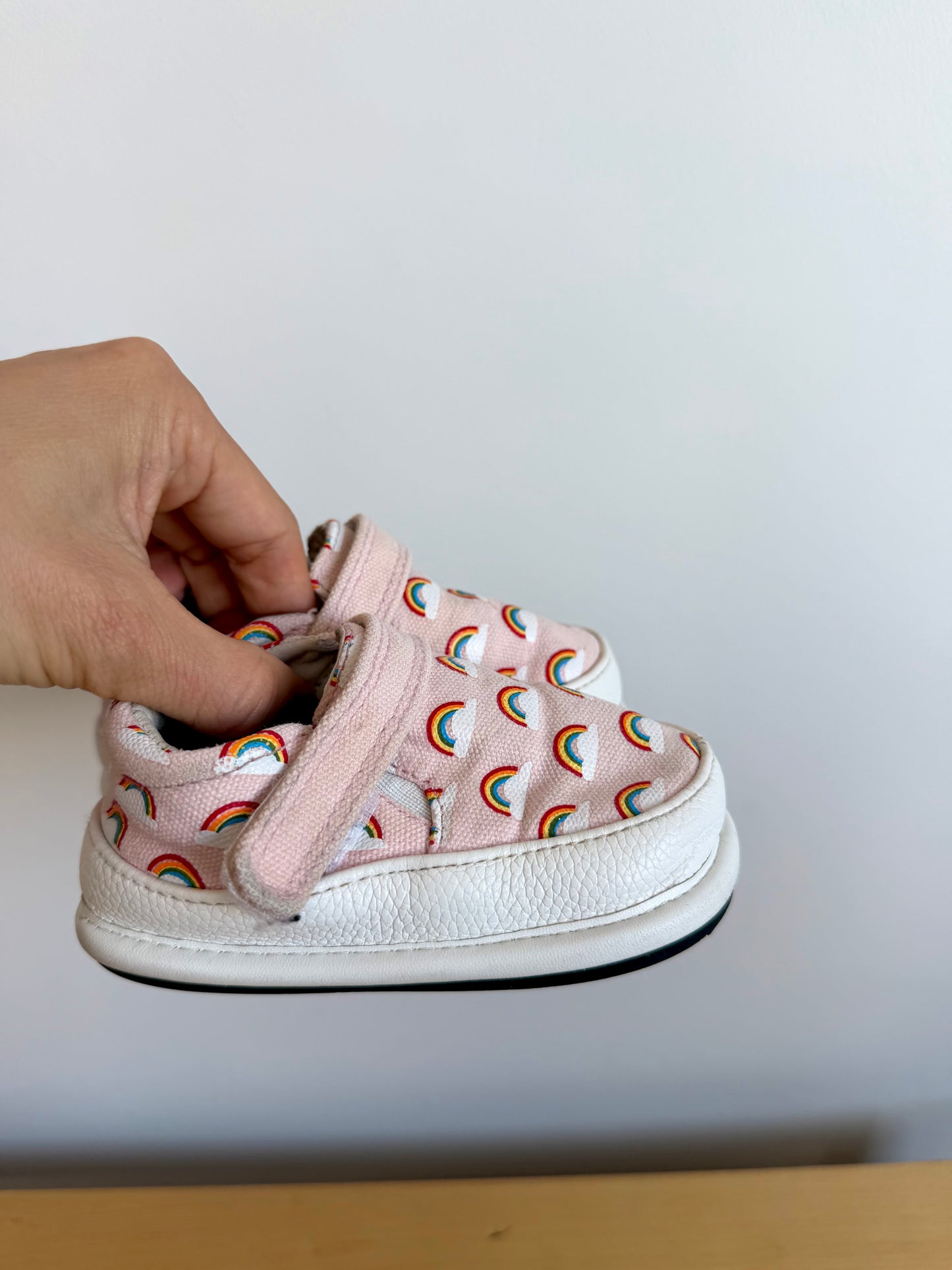 Jack & Lily Leather Rainbow Shoes / 12-18m