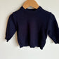 Zara Navy Knit Crewneck / 9-12m