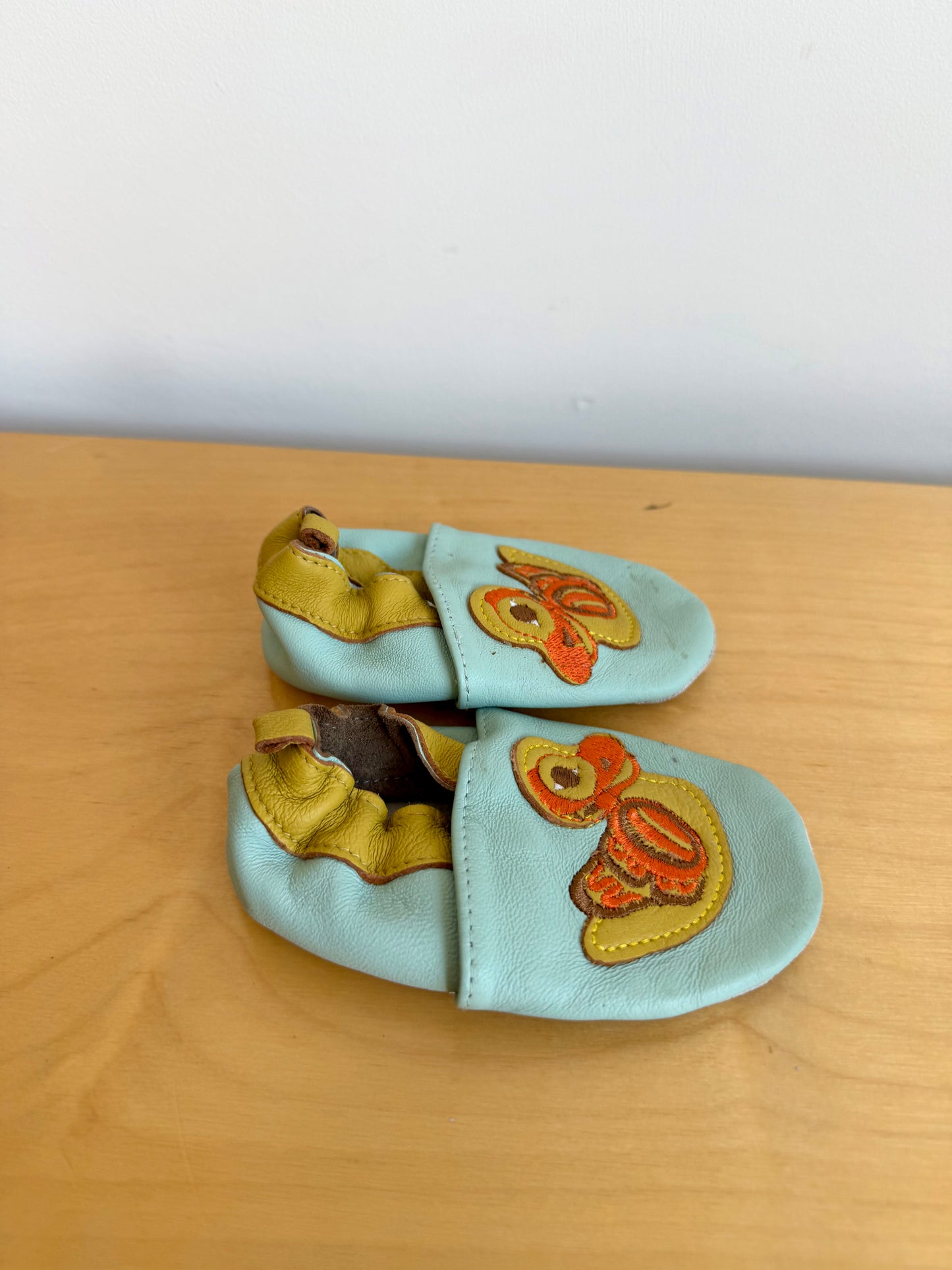 Teal Duck Soft Sole Shoes / 12-18m