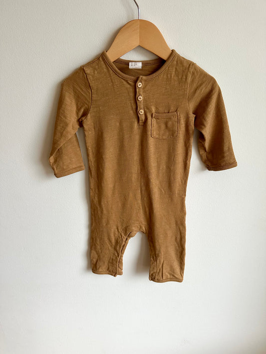 H&M Caramel Jumpsuit / 6-9m