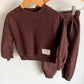 Zara Mocha Sweater + Sweatpants Set / 5-6 years