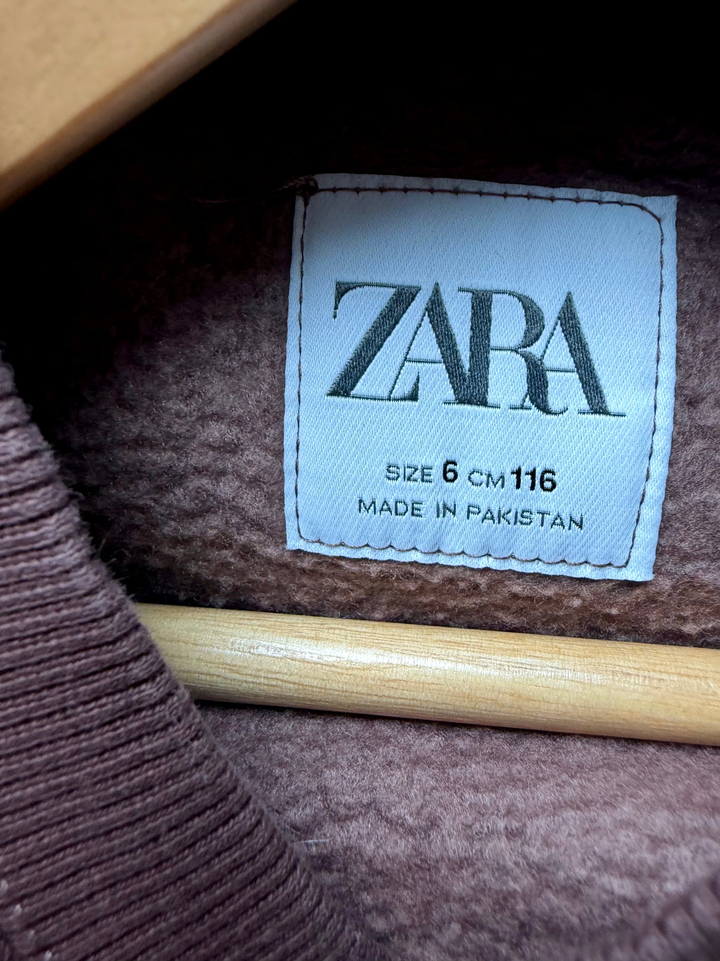 Zara Mocha Sweater + Sweatpants Set / 5-6 years