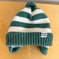 Headster Green StripedToque / Small (0-6m)