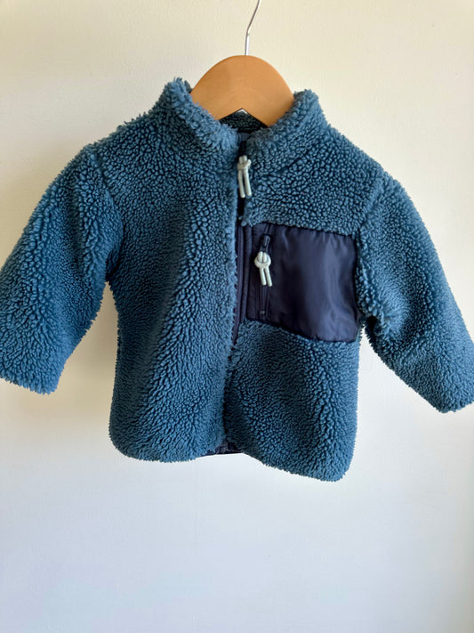 H&M Fleece Zippered Sweater / 12-18m
