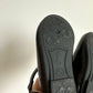 Shiny Black Ballet Flat with Ankle Strap / Size 9 Toddler