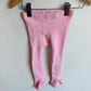 Pink Grippy Footed Tights / 12-24m