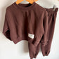 Zara Brown Sweater + Sweatpants Set / 6-7 years