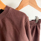 Zara Brown Sweater + Sweatpants Set / 6-7 years