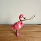 Flamingo Wooden Ornament
