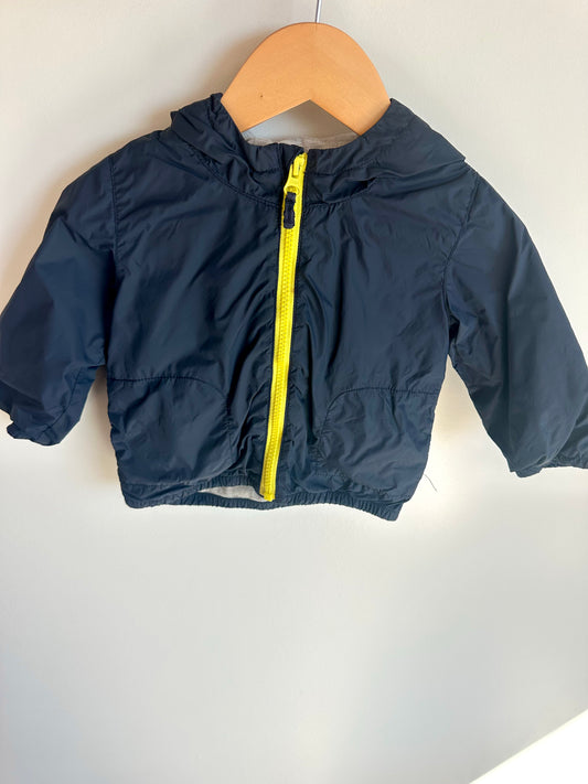 Gap Navy Hooded Jacket / 12-18m
