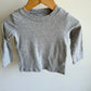Grey Long Sleeve Top / 18m