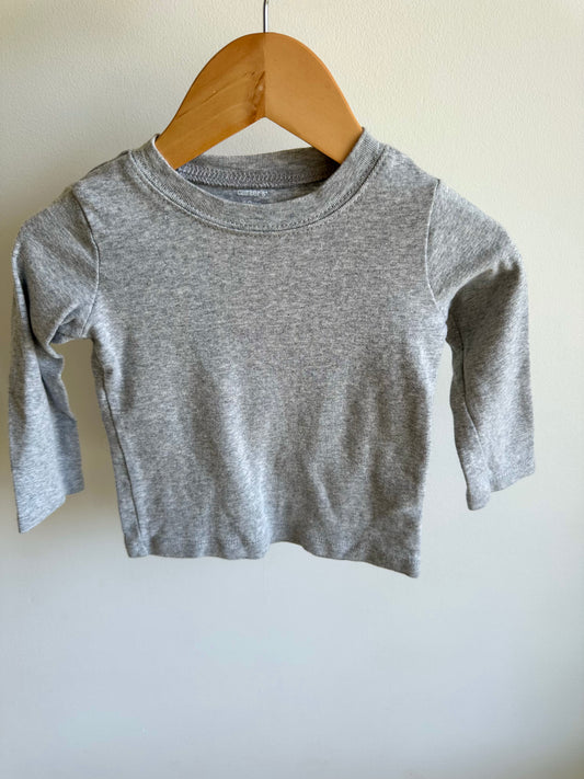 Grey Long Sleeve Top / 18m
