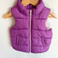 Purple Puffer Vest / 12-18m