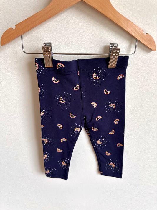 NEW Rainbow Navy Pants / 6-12m