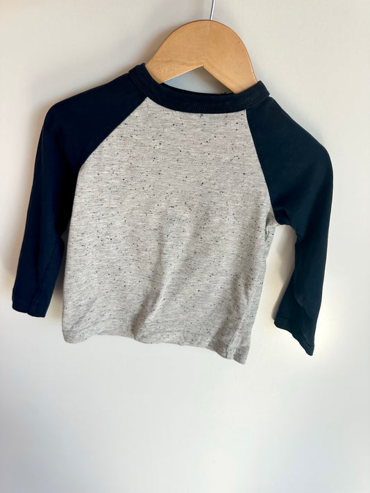 Navy Long Sleeve Top / 2T