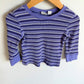 Purple Striped Long Sleeve Top / 24m