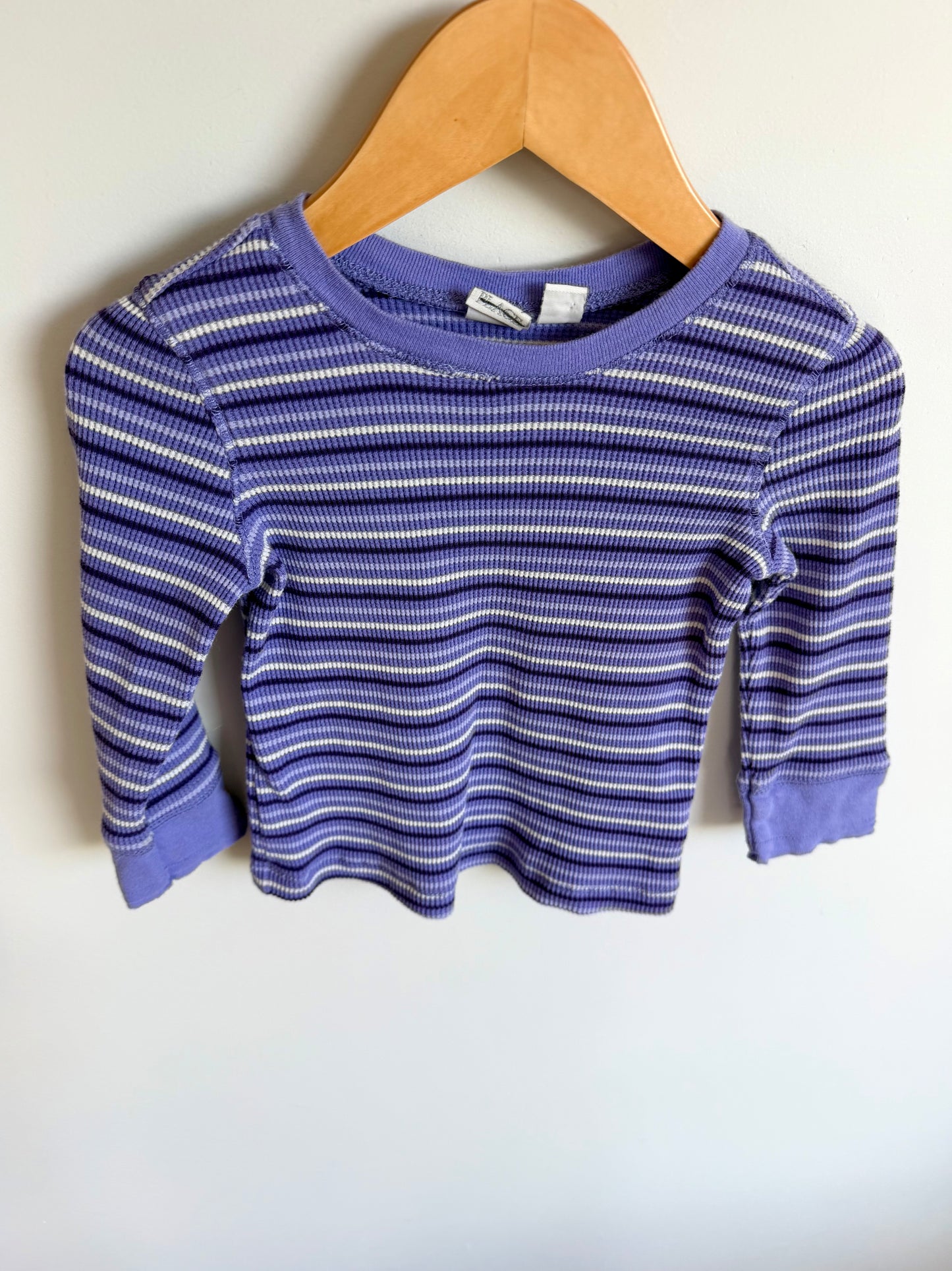 Purple Striped Long Sleeve Top / 24m