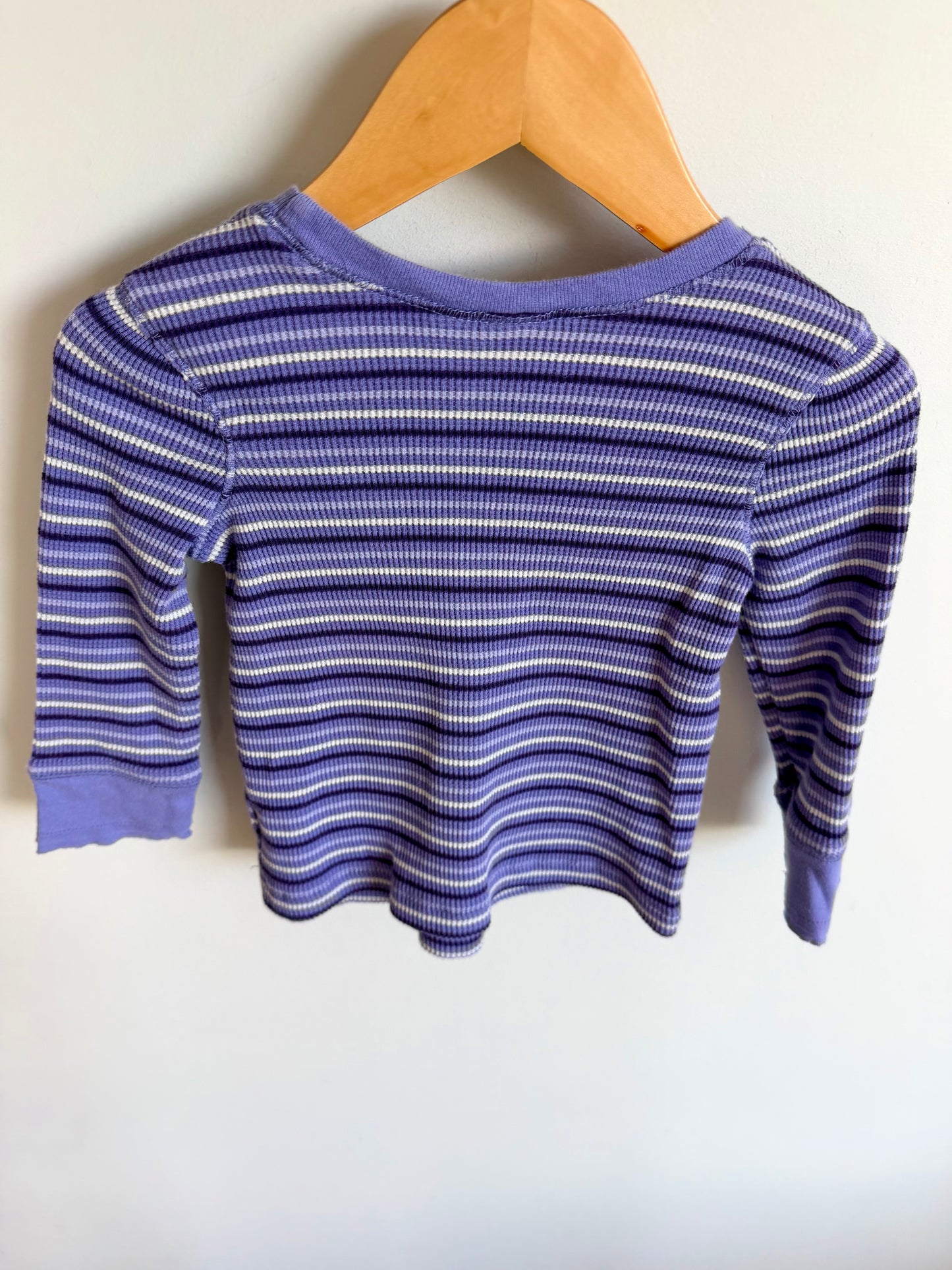 Purple Striped Long Sleeve Top / 24m