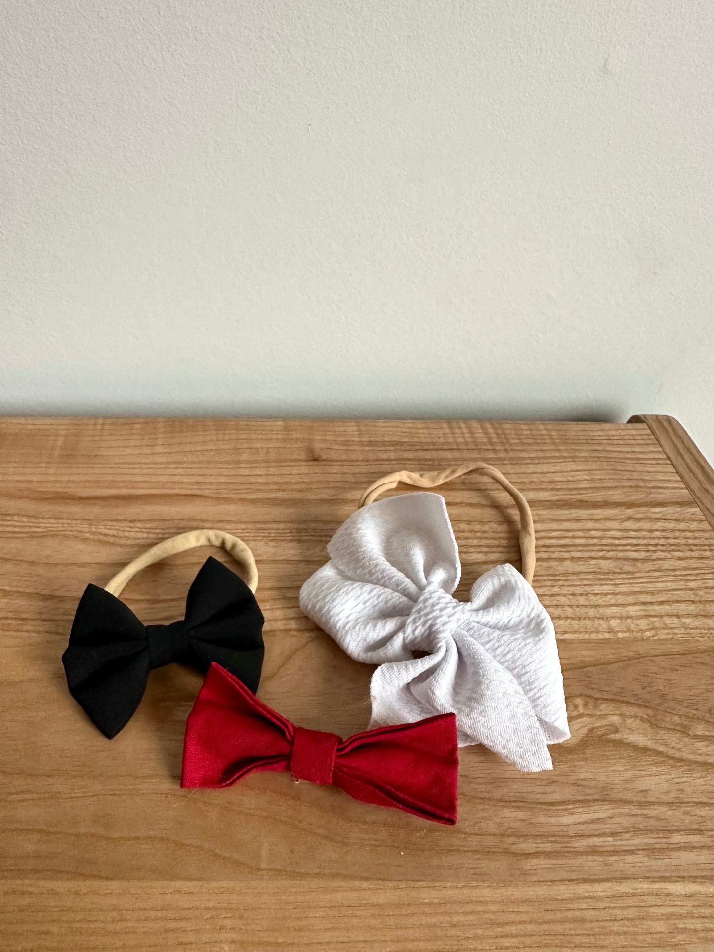 Red, Black, White Headbands / 6-12m?