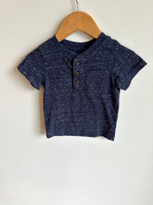 Blue Pocket Tee / 12m