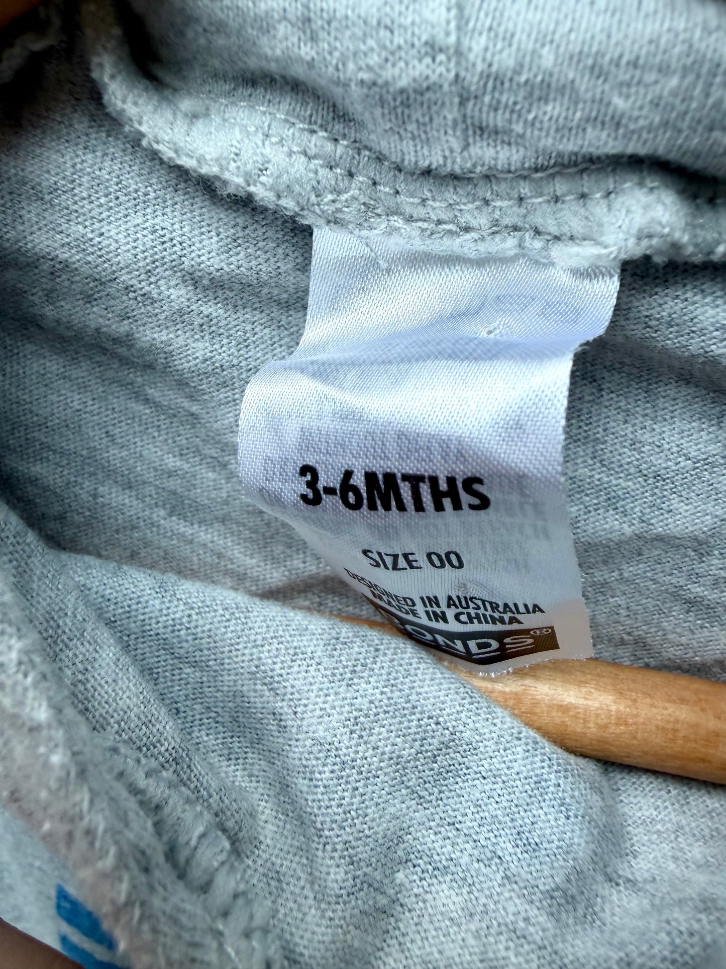 Bonds Grey 1915 Hoodie / 3-6m
