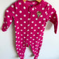 Money Pink Dotted Sleeper / 12m