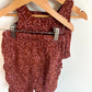 Gap Crimson Petals Tank + Pants Set / 12-18m