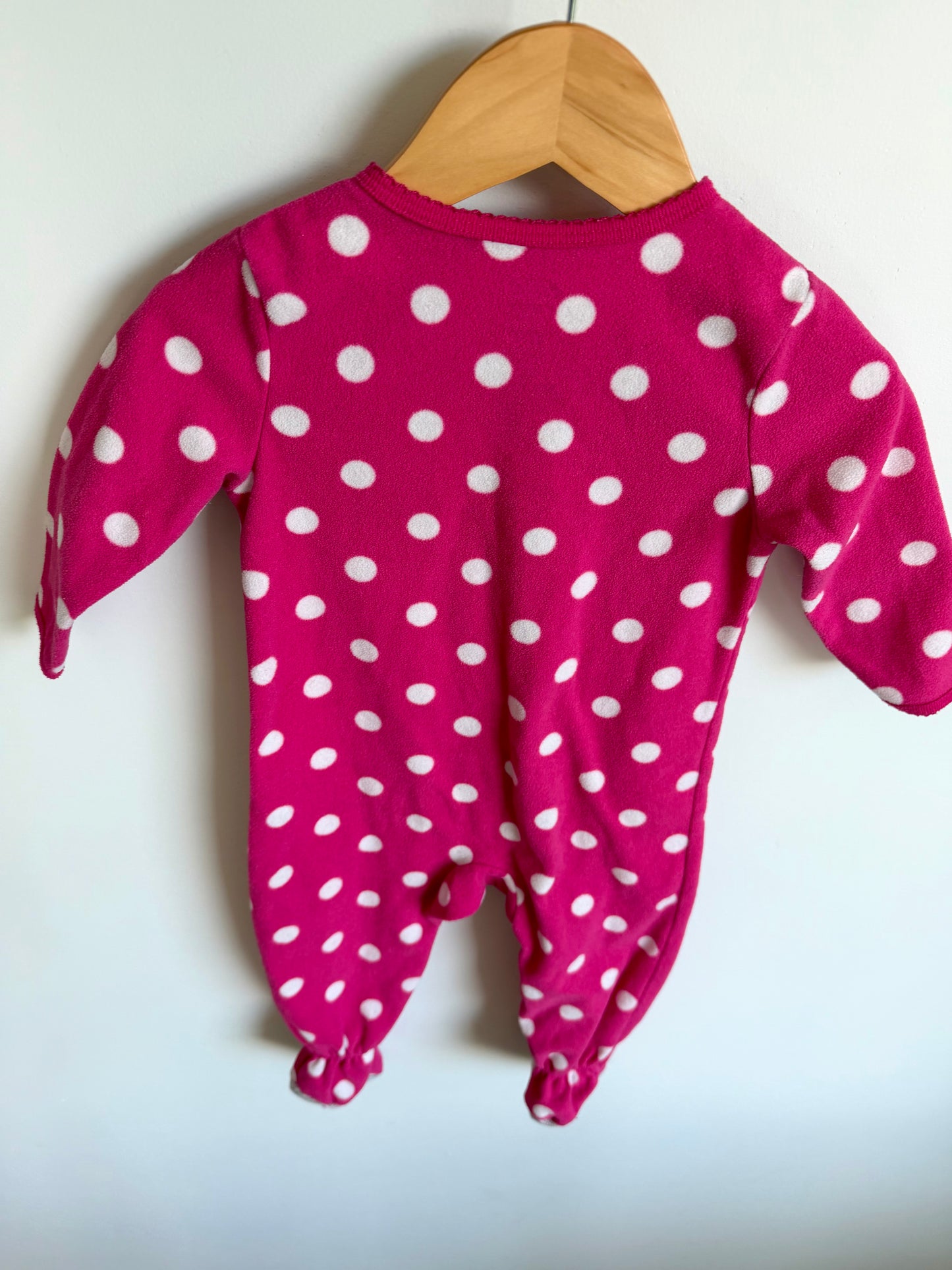 Money Pink Dotted Sleeper / 12m
