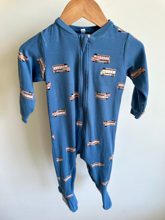 School Bus Pattern Sleeper / 12m